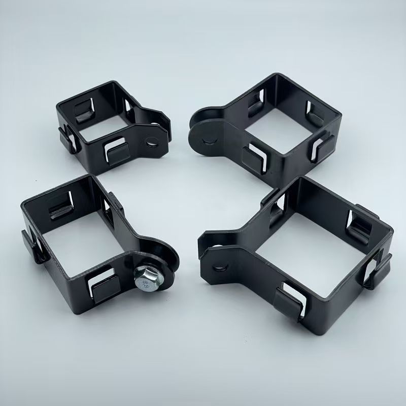LIANYU hook fence connector clamps in multiple post sizes