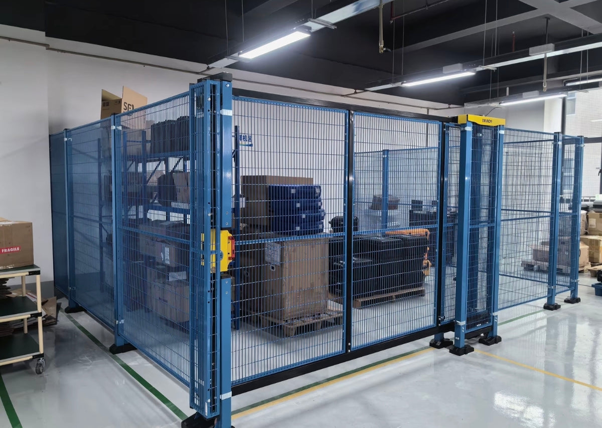 Robot workcell fencing customization example 2