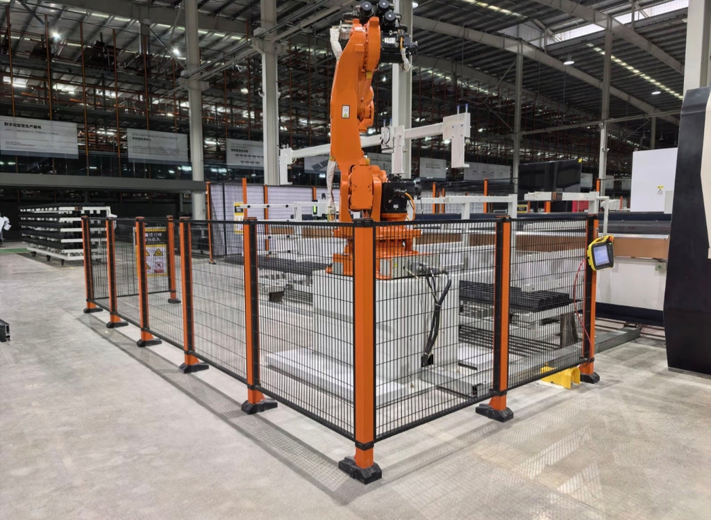 Robot workcell fencing customization example 6