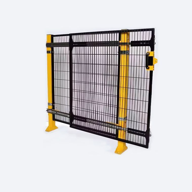 LIANYU sliding robot safety fence access door